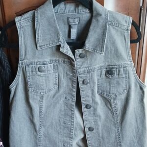 Chico's Additions Charcoal Vest